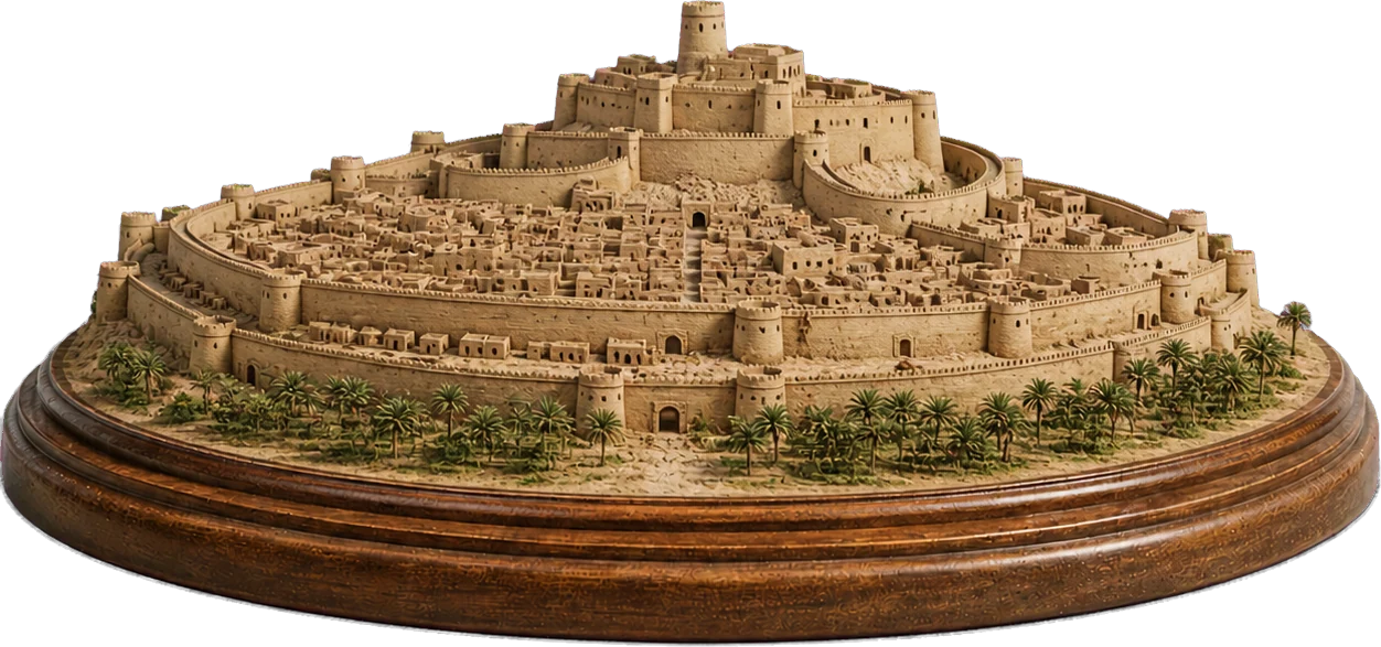 バムとその文化的景観のミニチュア
