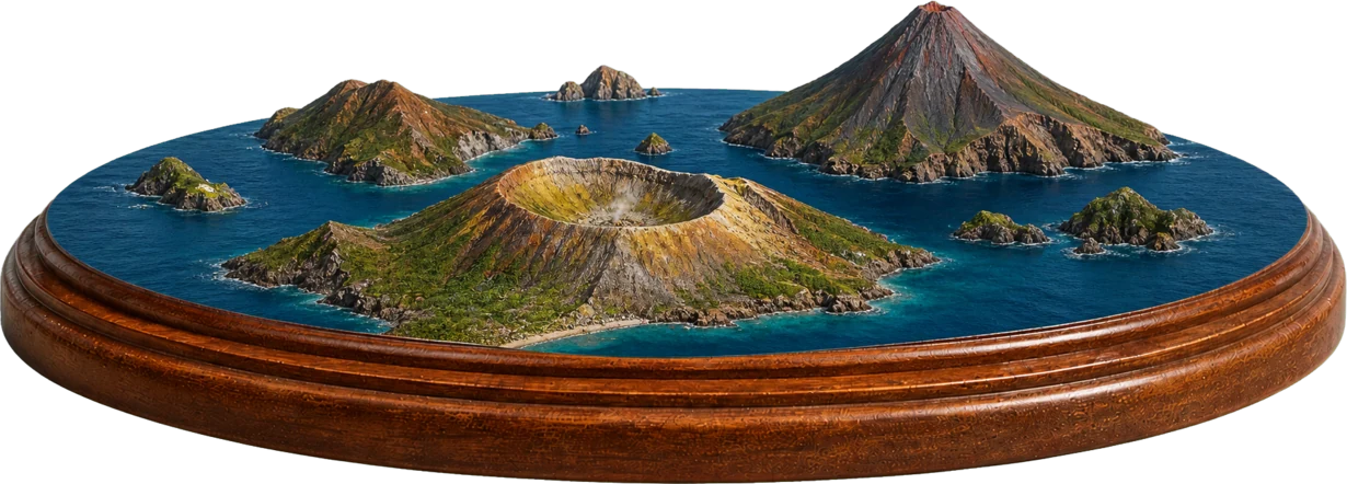 エオーリエ諸島のミニチュア