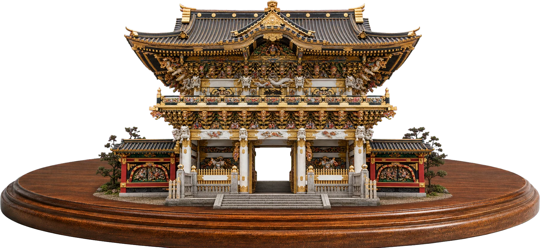日光の社寺のミニチュア